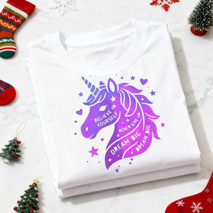 Chameleon Heat Transfer Vinyl Bundle 6 Packs Chameleon Gradient Change Color PU - Image 7