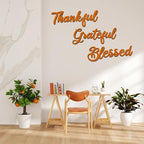 3 Pcs Unfinished Wood Thanksgiving Cutout Thankful Grateful Blessed Word - Image 4