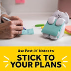 Post-it Dispenser, Sticky Note Holder, Includes 45 Pop-Up Sheets of 3 in x 3 in - Image 7