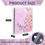 Henoyso 48 Pcs 12 x 12 Scrapbook Paper Storage Organizer Top Loading Plastic - Image 2