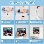 hkejoi Dragon Paint by Numbers Kit - Image 8