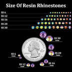 5000pcs 2mm Resin Rhinestones Bulk, Transparent Lavender Purple AB Flatback - Image 3