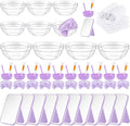 Teenyyou 10 Set Purple Spa Party Supplies by Teenyyou