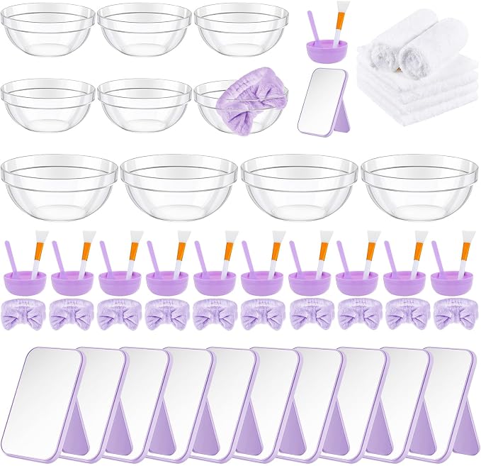 Teenyyou 10 Set Purple Spa Party Supplies by Teenyyou
