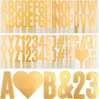 Gold Letter Stickers 2.5”, Bulletin Board, Scrapbooking, Classroom Décor by ProfessionalDIYArtSupplier