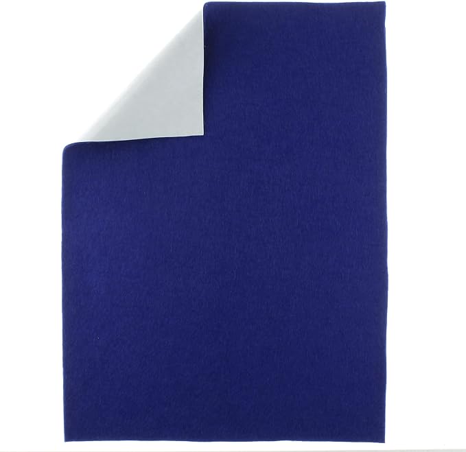 HBC Merino Wool Blend Felt Crafting Sheets Adhesive Backed by HairBowCenter