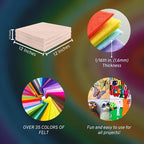FabricLA Acrylic Felt Sheets for Crafts - Image 3