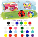 Weilim Paint Your Own Stepping Stones, Ladybug; No Baking Needed - Image 6