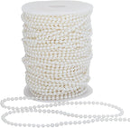 5mm Crafts Faux Pearl Beads Garland Pearl Bead Roll Strand of Pearls to - Image 2