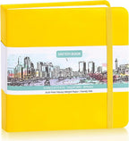Prudiut Hardcover Pocket Sketchbook, 98lb/160gsm Heavyweight Tiny Sketch Book by Prudiut