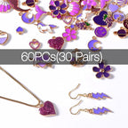 Bulk Gold Enamel Charms for Jewelry Making, Colorful Metal Charms Pendant for - Image 2