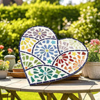 Youway Style Iridescent Cream Glass Mosaic Tiles - Image 2