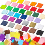 Simetufy 5400 Pcs 1 in Tissue Paper Squares 36 Assorted Colors by Simetufy