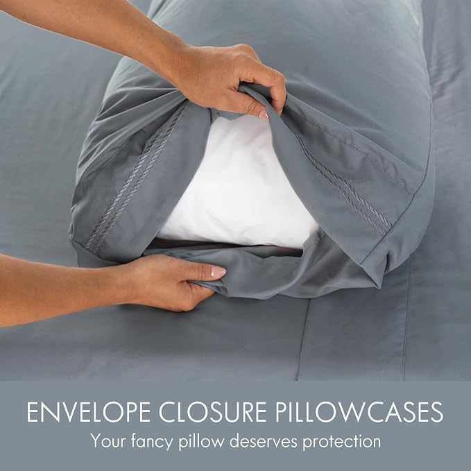 ClevaHome King Size Sheet Set - Image 3