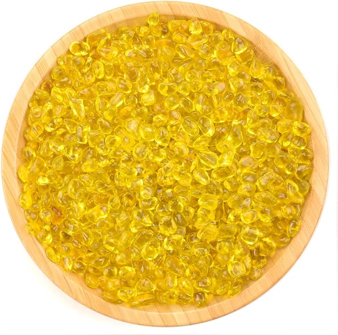 Glass Stones, 1Lb/460g Irregular Sea Glass Pebbles Non-Toxic Artificial - Image 6