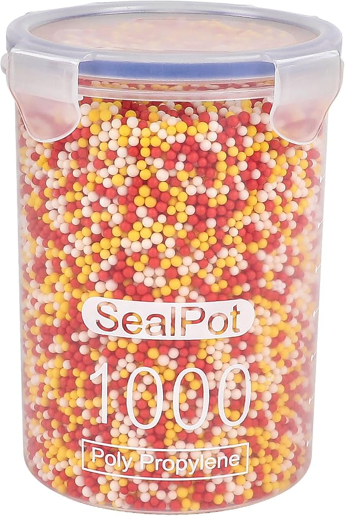 CCINEE 80000 Pieces Foam Balls Slime Supplies Colorful Foam Beads 2-3mm by CCINEE