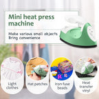 Honoson Mini Craft Iron Mini Heat Press Small Iron 3.93 x 2.36 x 2.76 in - Image 5
