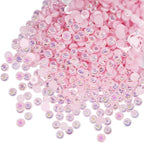 qiipii 900PCS 6mm Light Pink AB Half Round Pearls by qiipii