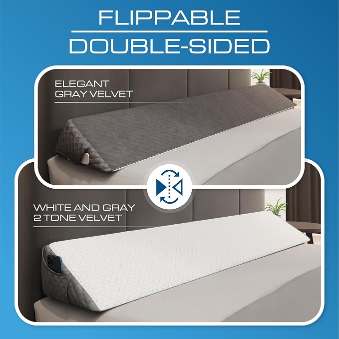 Kolbs Bed Wedge Pillow for Headboard Gap | Bed Gap Filler | Modern Stylish - Image 2