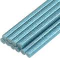uxcell Mini Hot Glue Sticks for Glue Gun 0.27-inch x 4-inch Blue Glitter 10pcs by uxcell