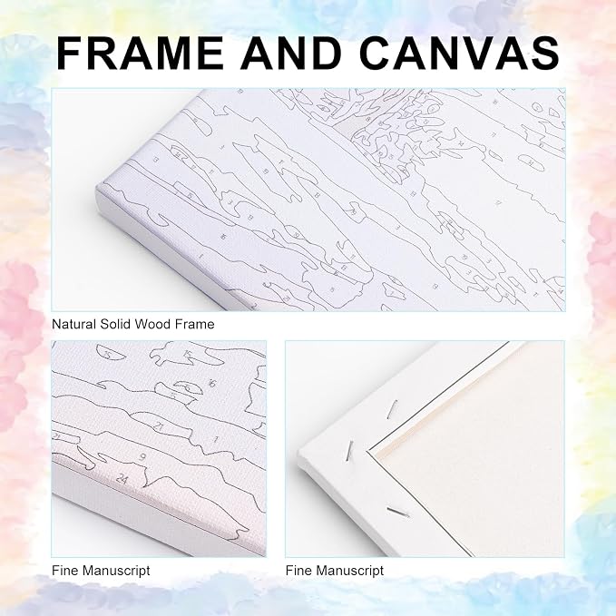 Yezavesu Framed Paint by Numbers Kit - Image 4