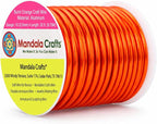 Mandala Crafts 10 Gauge Burnt Orange Anodized Aluminum Craft Wire, 32 FT | by MandalaCrafts