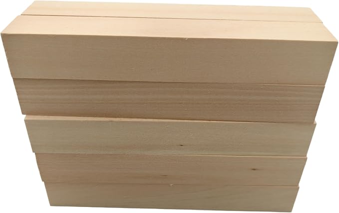 10PCS Basswood Carving Blocks, Whittling Wood Carving Kit, Unfinished Wooden - Image 6