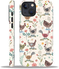 ZHEGAILIAN Case for iPhone 15 Plus, Chicken Farmhouse Animal Rooster Durable by Home