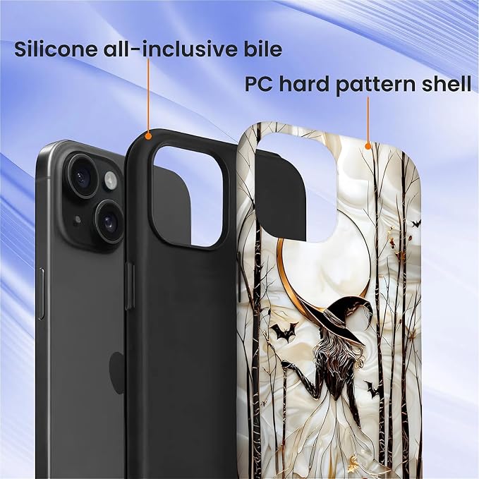 Case for iPhone 15 Plus, Scratch Resistant Hybrid Double Layer Hard - Image 2
