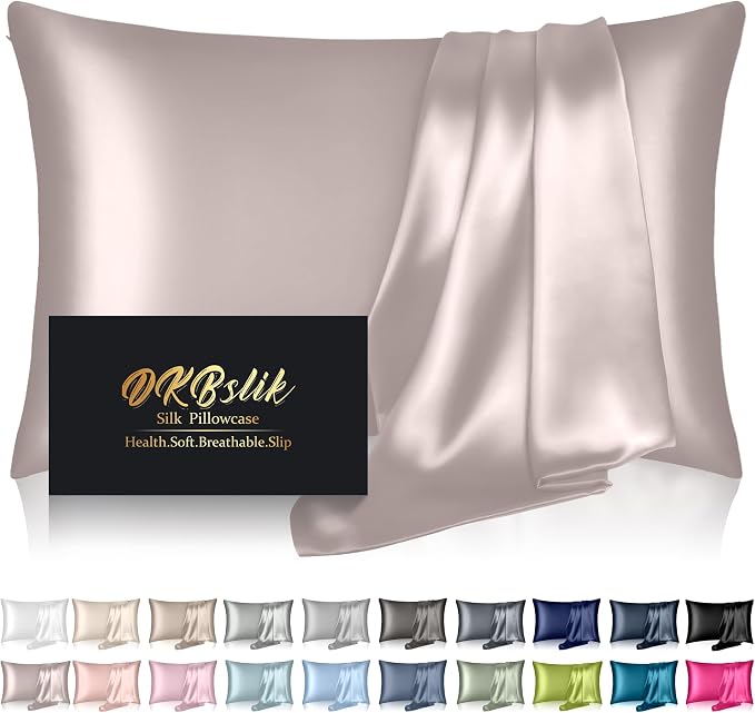 Mulberry Silk Pillow Cases Queen Size, Silk Pillowcase by HOME