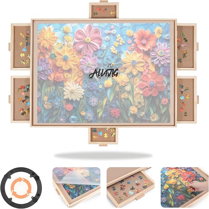 ALL4JIG 1000 Pieces Rotating Puzzle Board by ALL4JIG