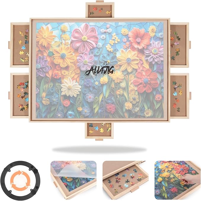 ALL4JIG 1500 Pieces Rotating Puzzle Board by ALL4JIG