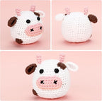 Crochet Kit for Beginners: Cow Crochet Kit, Including Step-by-Step Video - Image 2