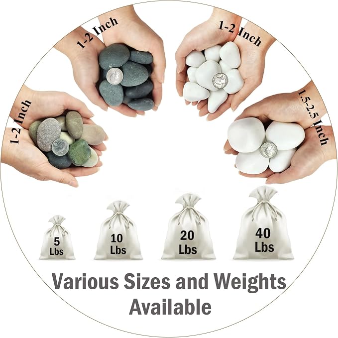 FANTIAN 10 lbs White River Rocks - Image 2