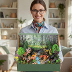 Teyva Daily 48 Pcs Forest Diorama Kit Habitat Project Box Set Forests Diorama - Image 2