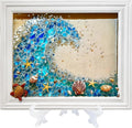 CIYOJA Sea Stained Glass Craft Kit: Wave Mosaic Kit by CIYOJA