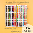 Grabie Watercolor Paint Set, Watercolor Paints, 168 Colors, Painting Set - Image 3