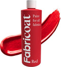 Fabricoat Red Fabric Upholstery Paint & Dye | 500ml / 17 fl oz | Restore or by Fabricoat