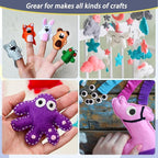 45Pcs Vibrant Felt Sheets for Sewing School Projects Party Craft Decoration | - Image 7