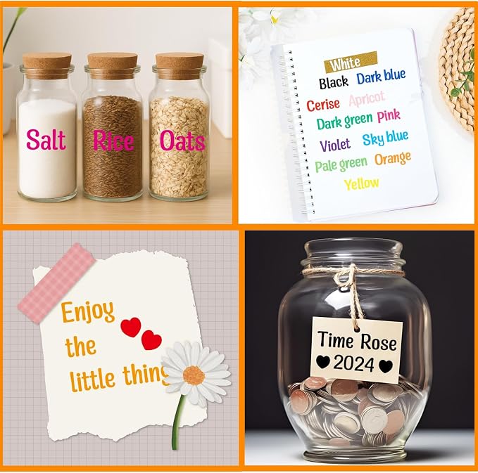 3040Pcs 20 Sheets Small Letter Number Stickers, 0.5inch Self-Adhesive Vinyl - Image 8