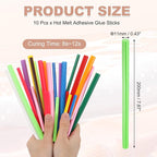 PATIKIL Hot Glue Sticks for Glue Gun, Light Green - Image 2