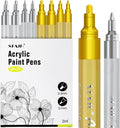 SFAIH Gold & Silver Acrylic Paint Markers by SFAIH