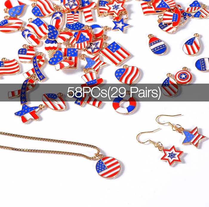 Bulk Gold Enamel Charms for Jewelry Making, Colorful Metal Charms Pendant for - Image 2