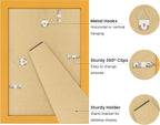 4x6 Picture Frame with Real Glass, Wooden cute 4 x 6 Photo Frame with Wavy Mat - Image 4