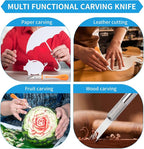 16-Piece Exacto Knife Set: 3 Hobby Knives &13 Industrial-Grade SK5 Steel Blades - Image 4
