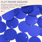 MECCANIXITY 700 Pcs Flat Round Sequins 15mm/0.6 Inch Loose Paillettes Craft - Image 3