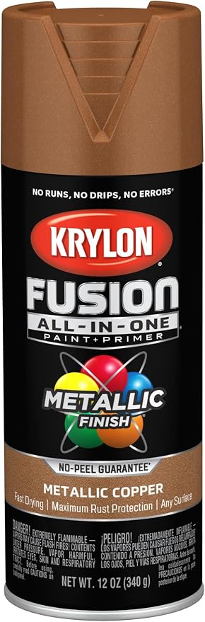 Krylon Fusion All-In-One Metallic Spray Paint & Primer, Copper by Krylon%C2%AE