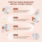 120Pcs Acrylic Bookmark Blanks Kits - Image 4