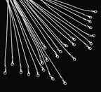Cmidy 24pcs Chains for Jewelry Making 24 Inch 925 Sterling Silver Plated 1.2mm - Image 4