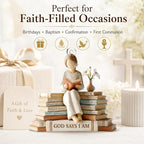 Christian Gifts for Women, God Says I Am Bible Verse Ornament, Religious - Image 7